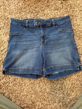 d. jeans Blue Denim High-Rise Casual Jean Shorts
